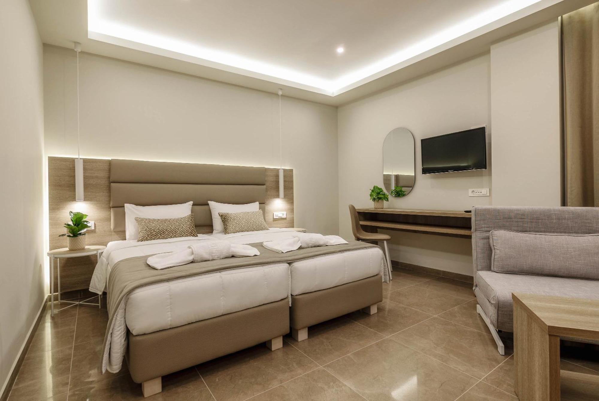 Remezzo Studios & Apartments Amoudi Bagian luar foto