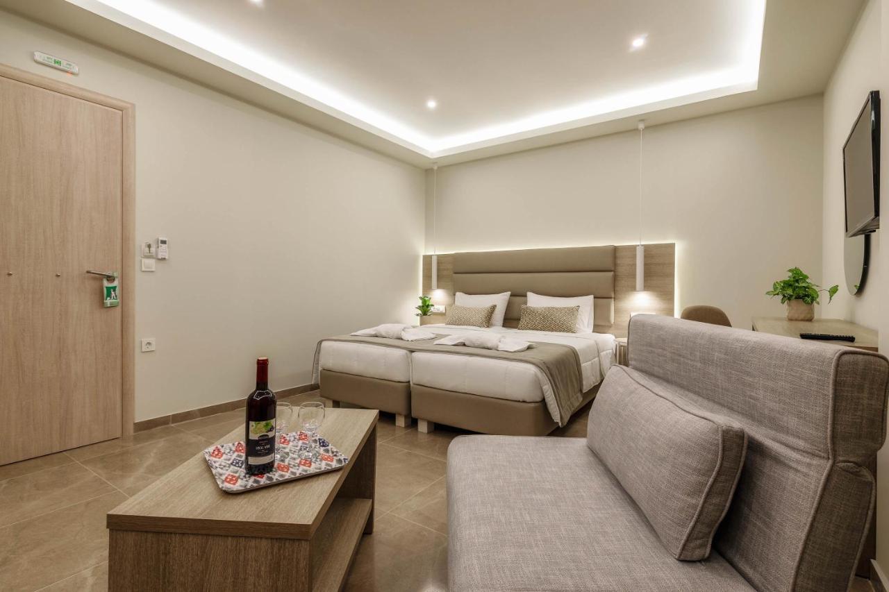 Remezzo Studios & Apartments Amoudi Bagian luar foto