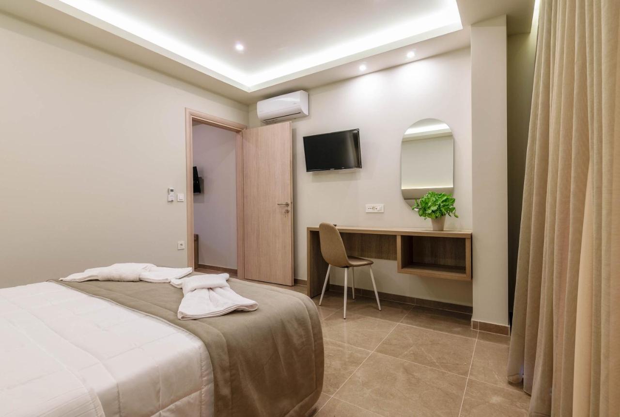 Remezzo Studios & Apartments Amoudi Bagian luar foto